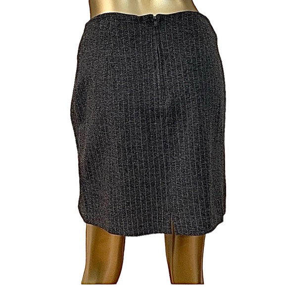 Skirt Suit Gray Pinstripe Mini Skirt Suit Set Size 5/6 - Picture 7 of 16